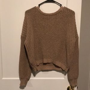 Tan Knit Sweater